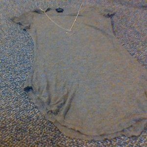 rue21 T-shirt Dress, Juniors/Kids (Grey), Medium